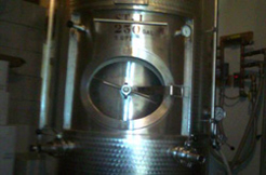 Conneaut Cellars Distillery’s Brandy still is shown.