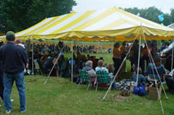 Conneaut Cellars Winery Blues Festival held in June every year – shows customers picnicking and drinking wine while listening to Blues music.